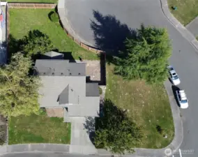 Spacious lot with fenced back yard. New roof in 2020.