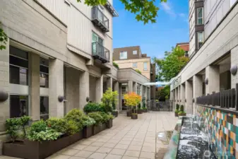 Main courtyard view.