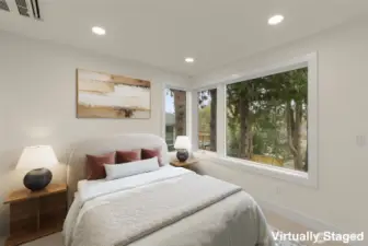 Upper-level 2nd bedroom.