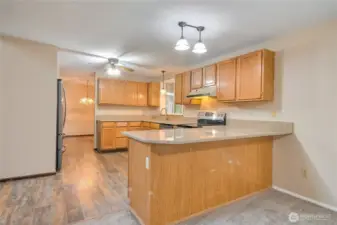 Kitchen with eating space