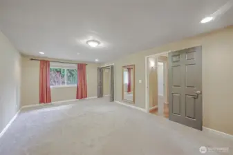 Primary suite featuring a relaxing and private retreat.