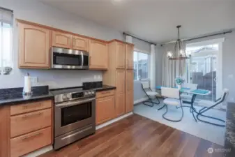 Great cabinet space in kitchen.