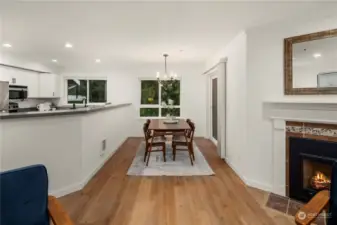 dinning area off kitchen