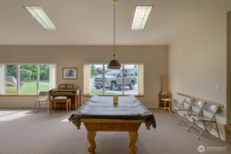 Pool Table in community area.