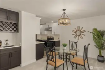 Updated wet bar