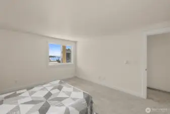 Primary bedroom with great view