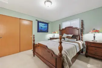Second bedroom with closet
