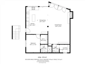Unit 1 on beach patio level