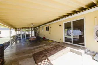 Rear Patio.