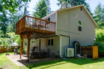 The heat pump will help keep this home comfortable in both winter and summer!