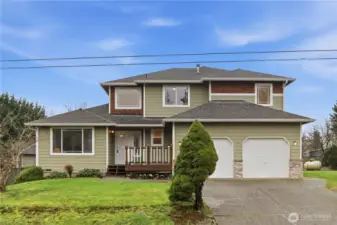 Front of home facing West