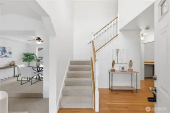 Interior front entrance