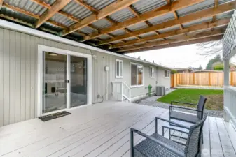 4 season enjoyment on the covered deck