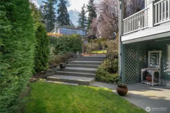 This rambler with basement offers an ADU on the lower level.