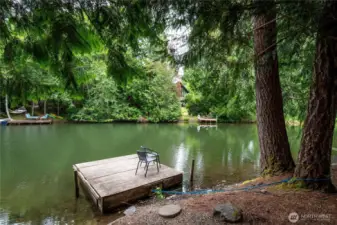 Private dock.