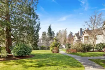 The grounds are simply gorgeous and impeccably maintained, reflecting the pride of ownership throughout the community.