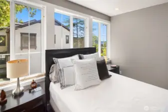 Love the natural lighting in the primary suite.