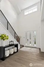 Beautiful two story entry