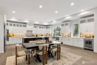 Abundance of storage and counter space.