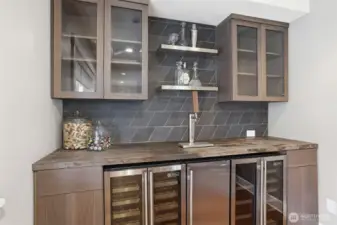 Dekton Trilium bar top installed in 2019.