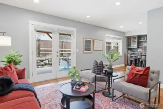 Room for all your enterntainment needs.