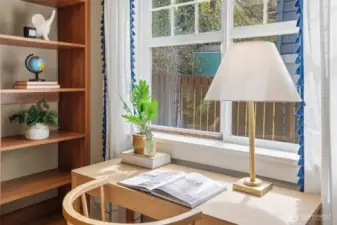 Make this room an office, a guest room or fourth bedroom.