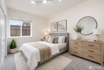 2nd spare bedroom, virtually staged