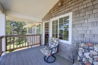 Covered loft deck