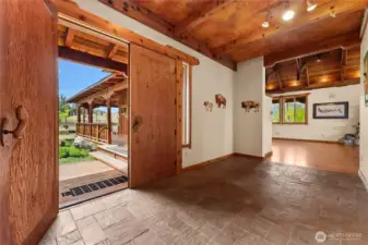 Gracious entry.