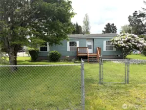 Completely fenced so your furry friends have lots of room to roam.