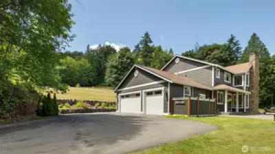 3 car garage