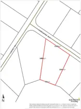 Map with approximate dimensions