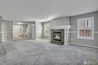 Spacious living room perfect for gathering and relaxation.