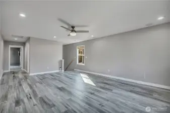 Plenty of room for hobbies or relaxation.