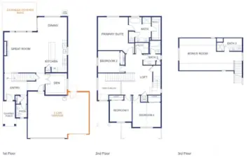 Photos are of a different home, same floorplan. Colors, features and specs will vary.
