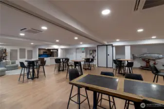 Multi-Use Event Space  Expansive clubhouse with flexible seating, open floor plan, and entertainment zones—perfect for hosting private parties, meetings, or social events.
