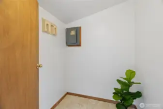 Generous walk in pantry ...