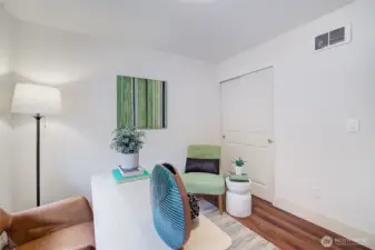 The spacious design lets you decide...bedroom?  or home office?