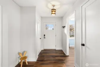 Entry - Kitchen to the right