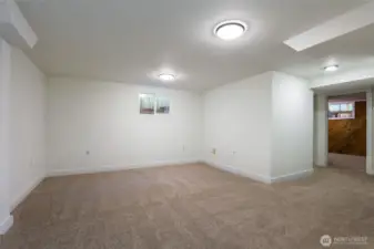 Bonus room perfect for a home office, gym or play room