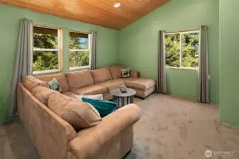 This is the upper Bonus room, family/living room area, all furniture included!