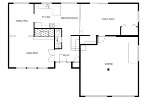 Main floor diagram.