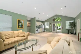 Inside clubhouse