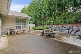 back patio of clubhouse