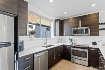 Kitchen with eating space