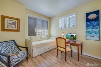 The second bedroom is adjacent to the full bath making it very convenient for your guests.