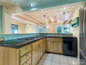 Kitchen with double oven