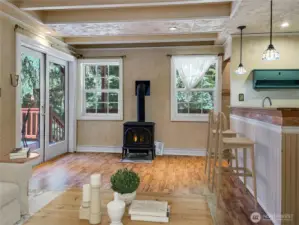 Virtually Staged Livingroom