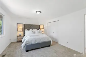Primary suite with 3/4 bath