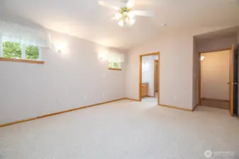Primary Bedroom with Entry to Walk-In Closet